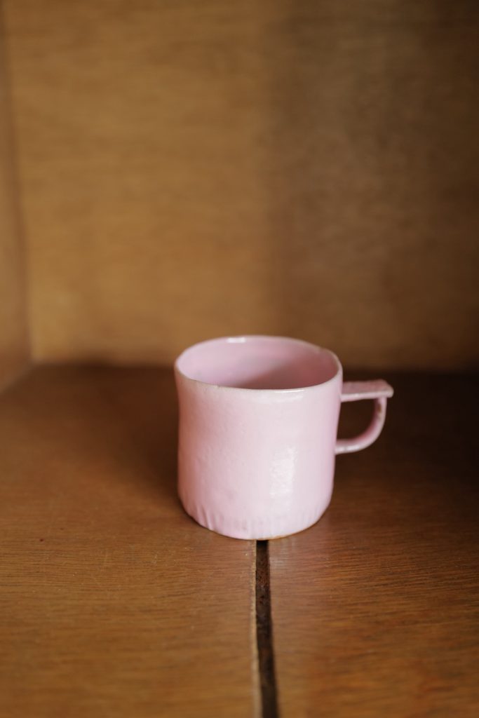 teto ceramics ／石井啓一　マグカップ（小）（ピンク）